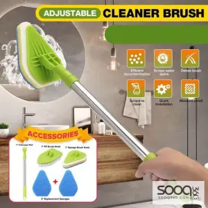 عصاة تنظيف مع 4 قطع