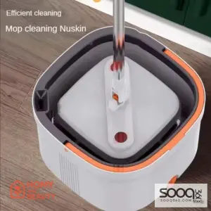 ممسحة تنظيف مع دلو دائرية+ ثلاث قطع