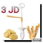 قطاعة البطاطس الحلزونية اليدوية.