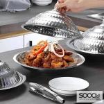 طقم التقديم الفضي خمس أحجام