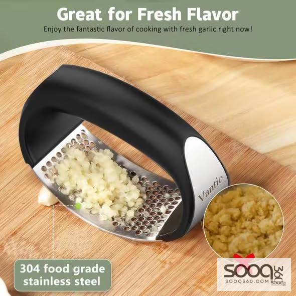 هراسة ثوم من الستانلس ستيل