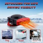 مزيل ضباب وسخان سيارة محمول – 2 في 1