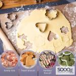 مجموعة قوالب تقطيع البسكويت