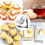 مجموعة قوالب تقطيع البسكويت