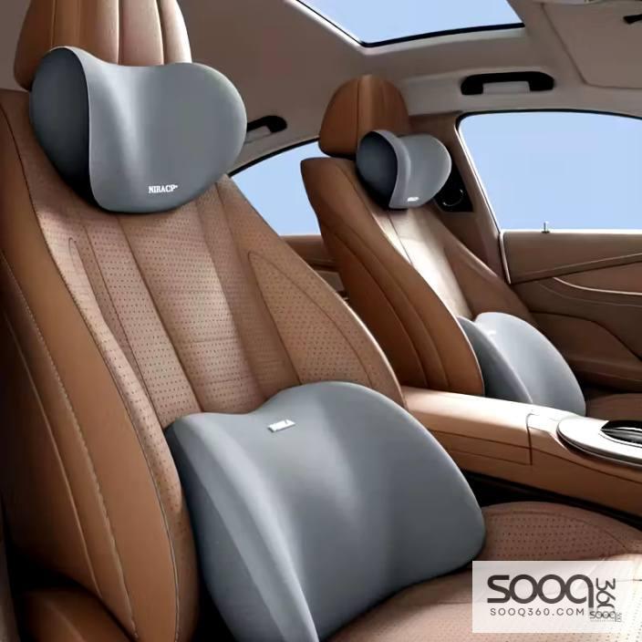 طقم وسادة دعم الرأس والفقرات القطنية