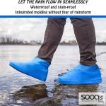 غطاء أحذية سيليكون قابل لإعادة الاستخدام