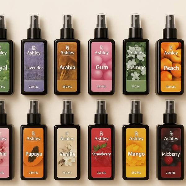 🌕✨ مبخرة القمر المضيء + 12 معطر Ashley (250ml) ✨🌕