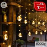 حبال الإضاءة الكروية لرمضان