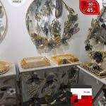 مرآة معدن فاخرة