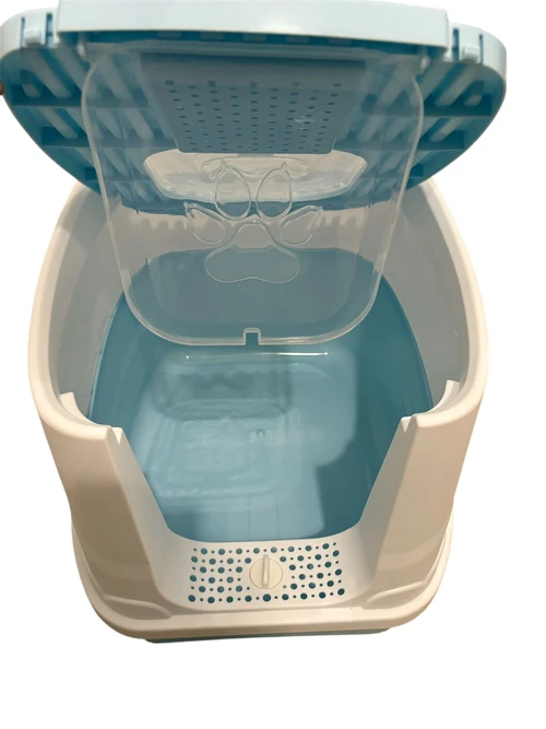 صندوق فضلات قطط مغلق مع مجرفة