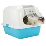 صندوق رمل القطط المغلق