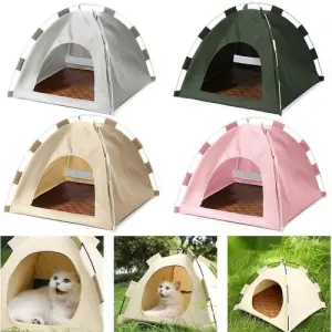 خيمة محمولة مقاومة للماء للحيوانات الأليفة، قياس 55سم