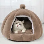 سرير للقطط والكلاب الصغيرة على شكل قبة