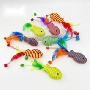 لعبة سمكة للقطط Rope Fish Cat Toy