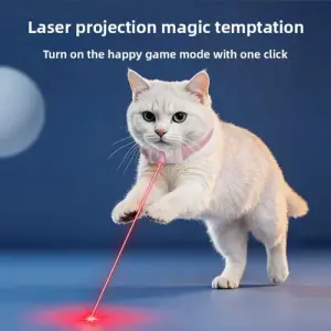 لعبة ليزر تفاعلية للقطط Cat Laser Collar Toy