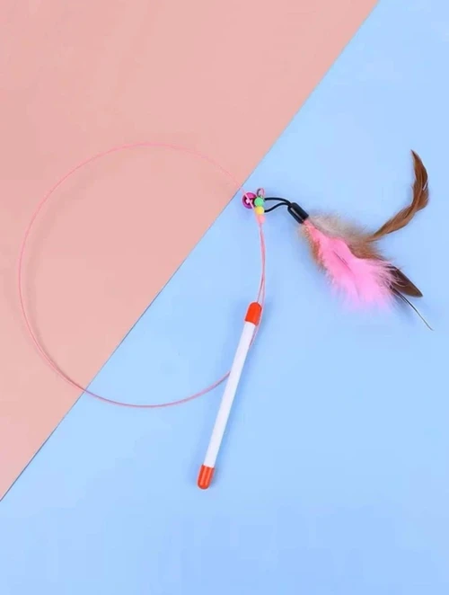 لعبة سنارة ريشة لقطط Cat Feather Toy
