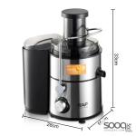 طقم عصارة فواكه وخضار كهربائية (4 في 1)