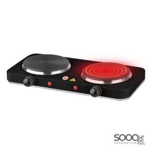 موقد كهربائي مزدوج (صفائح مستوية)من ماركة راف-RAF العالمية