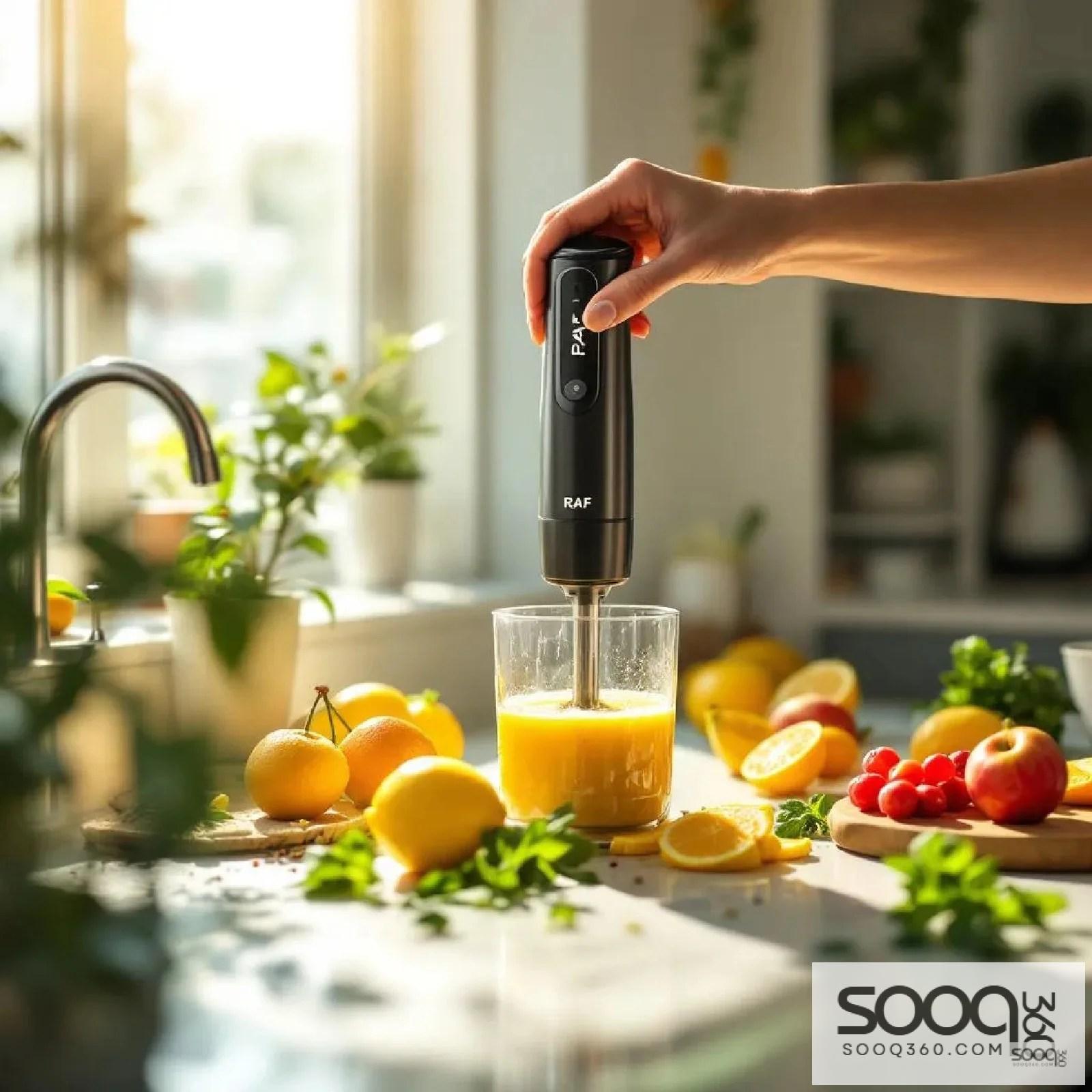 طقم خلاط يدوي لا سلكي من ماركة راف-RAF العالمية