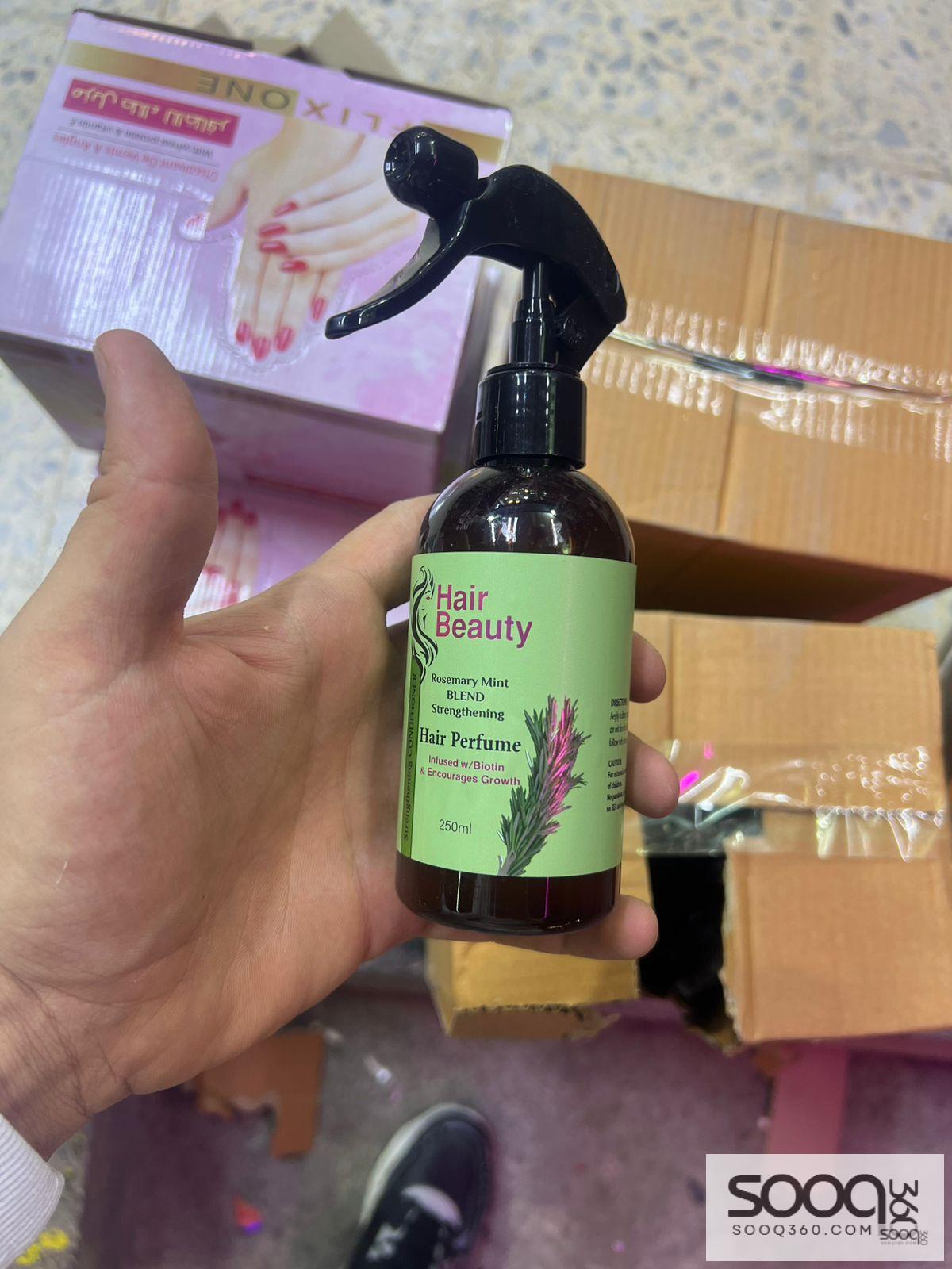 عطر شعر للمعان ورائحة منعشة لشعر