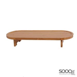 طبق تقديم 49x19x7 خشب بامبو خشبي فاتح