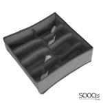 منظم للادراج للساعات و الاكسوارات 30x30x10 رمادي