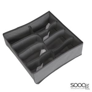 منظم للادراج للساعات و الاكسوارات 30x30x10 رمادي