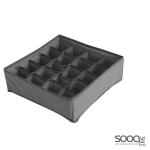 منظم للادراج للساعات و الاكسوارات 30x30x10 رمادي