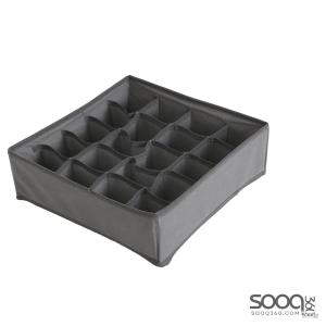 منظم للادراج للساعات و الاكسوارات 30x30x10 رمادي