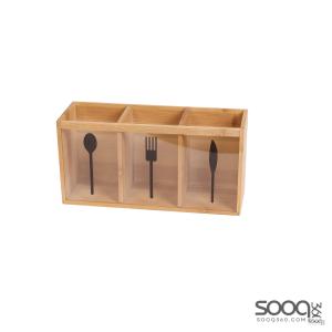 ستاند بامبو للملاعق و السكاكين