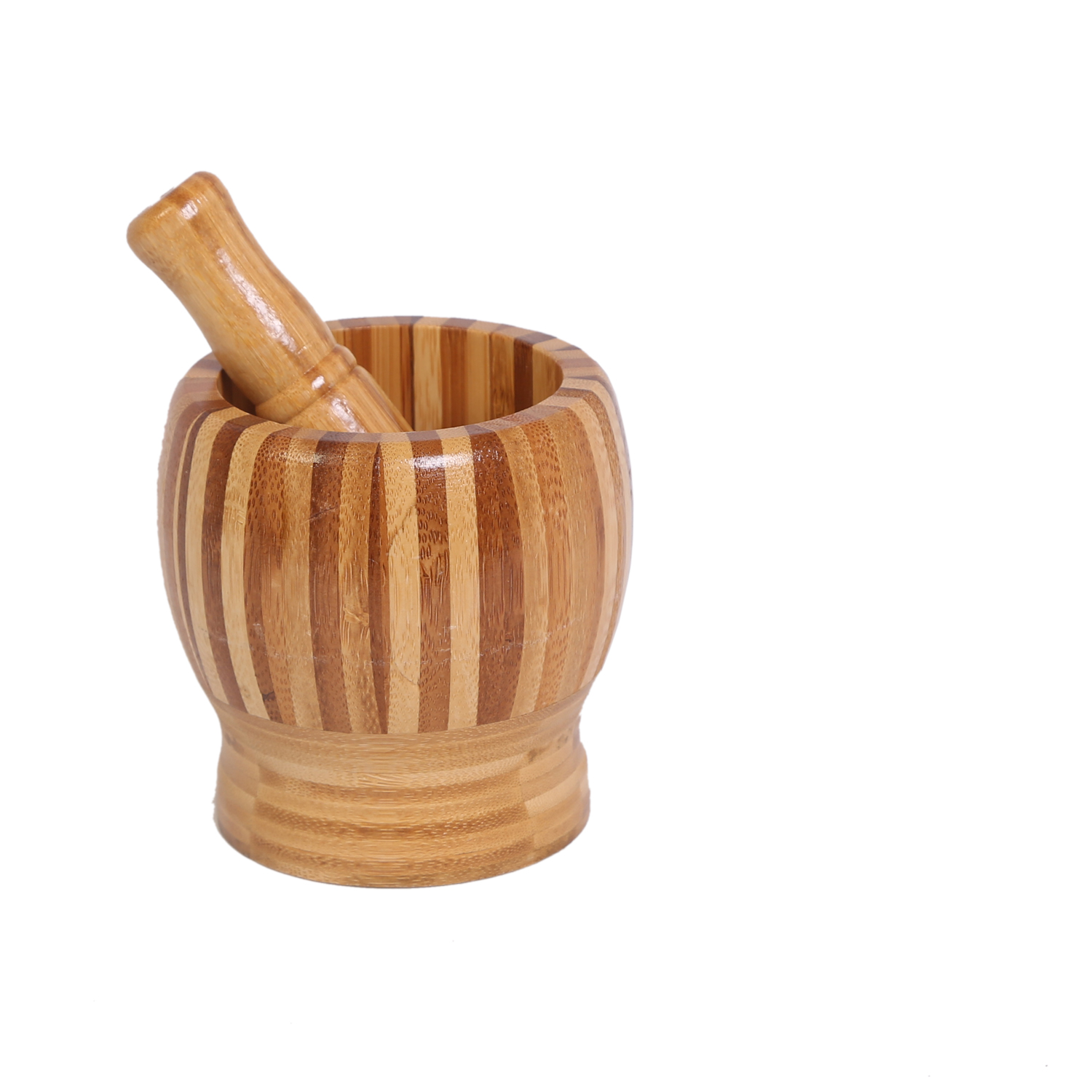 مدق ثوم خشب بامبو طبيعي