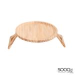 صينيه طاوله مصنوعه من خشب البامبو الطبيعي 25سم