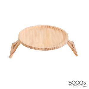 صينيه طاوله مصنوعه من خشب البامبو الطبيعي 25سم