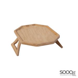 صينيه طاوله مصنوعه من خشب البامبو الطبيعي 33x24سم