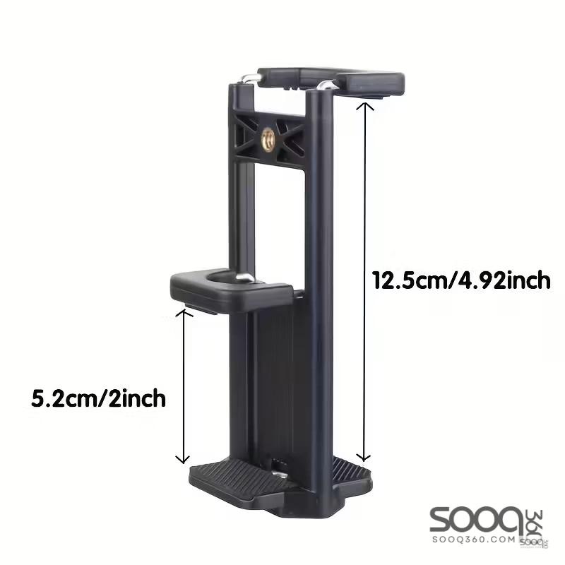 محول تثبيت على ثلاثة قوائم، حامل للهواتف الذكية والأجهزة اللوحية مع تثبيت برباط 1/4 بوصة، متوافق مع أجهزة Apple for iphone for ipad Android Surface Pro وغيرها