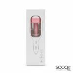 مبخرة للسيارة لون زهري تعمل على مدخل الولاعة