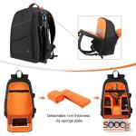 حقيبة ظهر احترافية للكاميرا والمعدات – متعددة الجيوب وعالية الحماية