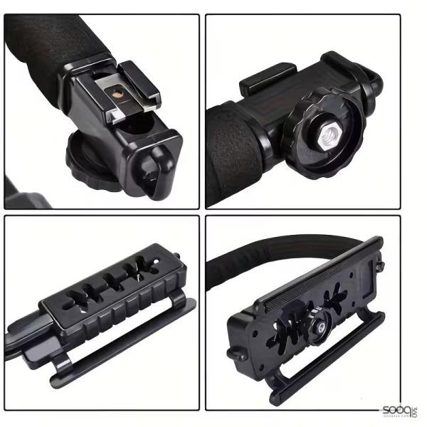 حامل للكاميرا او الهاتف على شكل U - ويمكن ثبيت عليه المايك والإضاءة