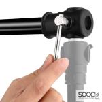 عامود معدني قابل للتعديل 3اقسام اقصى طول 3متر