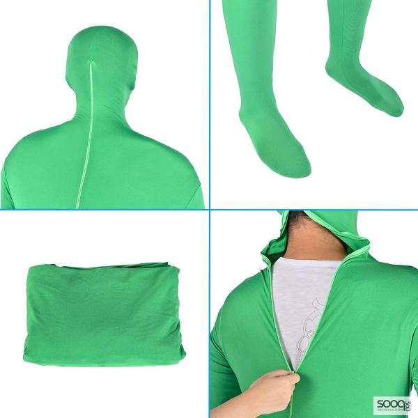لباس الكروما الشهير للمشاهد السينمائية Body Green Screen Suit Video Chroma Key