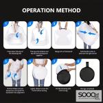 خيمة التصوير الفوتوغرافي مع 4 خلفيات ملونة (أحمر/أزرق داكن/أسود/أبيض) - غطاء قماش متين للتصوير الداخلي/الخارجي، تصوير المنتجات على الطاولة