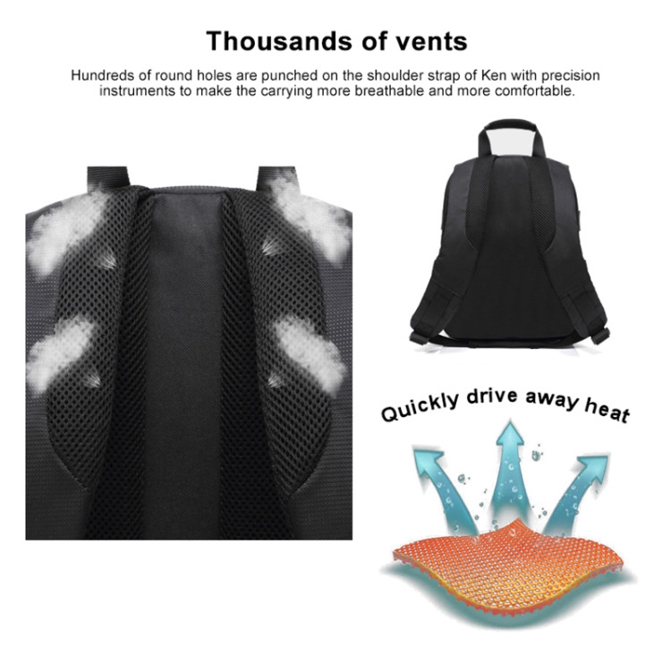 حقيبة كاميرا حقيبة الظهر الرياضية المحمولة INDEPMAN DL-B012