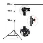 استاند حامل للخلفيات Heavy Duty 2.8x3m مع حقيبة Stand Heavy Duty Backdrop