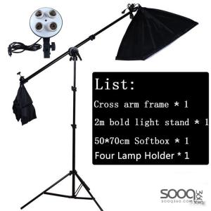 سوفت بوكس رباعي مع استاند افقي من الاعلى.