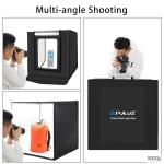 صندوق تصوير المنتجات (لايت بوكس) قياس 60سم مع ٦خلفيات