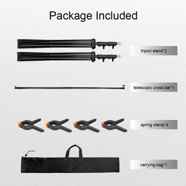 استاند حامل للخلفيات Heavy Duty 2.8x3m مع حقيبة Stand Heavy Duty Backdrop