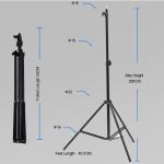 مظلة الاضاءة المستمرة امبريلا مع استاند للتصوير الفوتوغرافي
