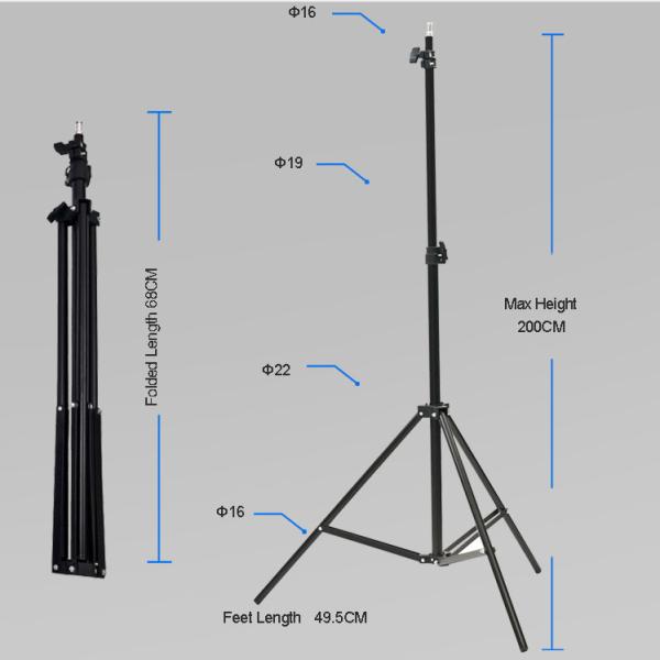مظلة الاضاءة المستمرة امبريلا مع استاند للتصوير الفوتوغرافي