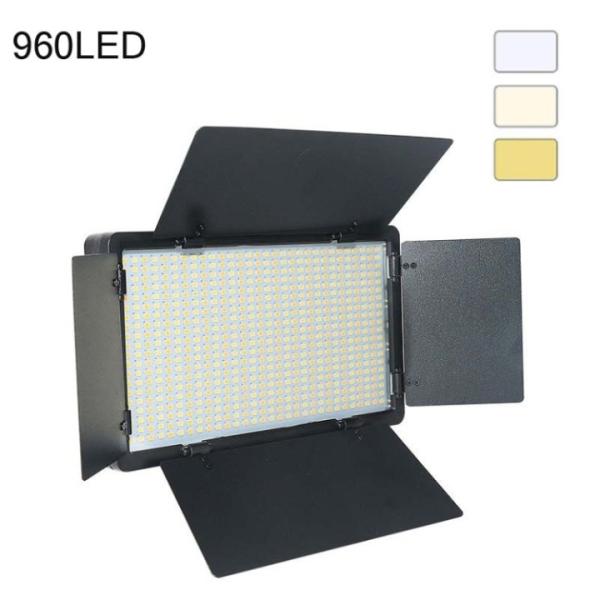 ⁧E800 3-color temperature 40W 3200K-5600K LED Flat Panel Lights Live Broadcast Fill Light، EU Plug⁩