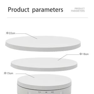 تيرن تيبل قرص الدوران الفوتوغرافي للتصوير بزاوية دوران 360 درجة مع ريموت تحكم عن بعد